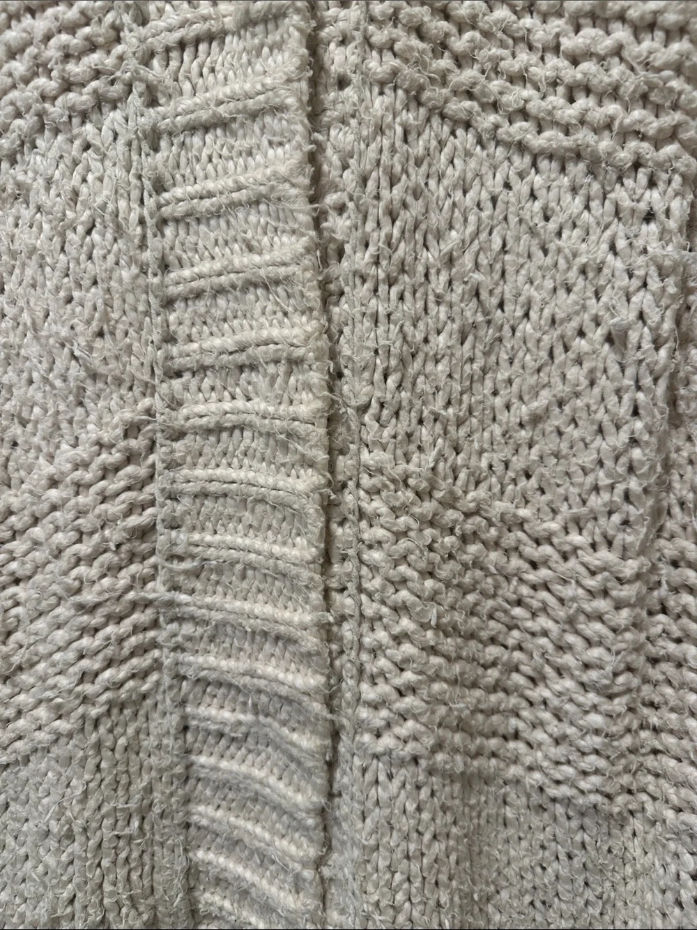 Free People Oversized Chunky Knit Cardigan. Size small